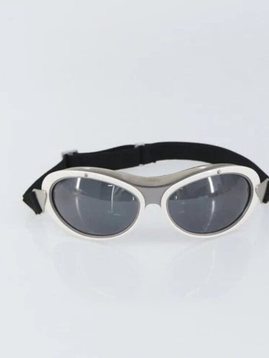 CHANEL Goggles Sunglasses plastic Black CC Auth SW1992 main image 14